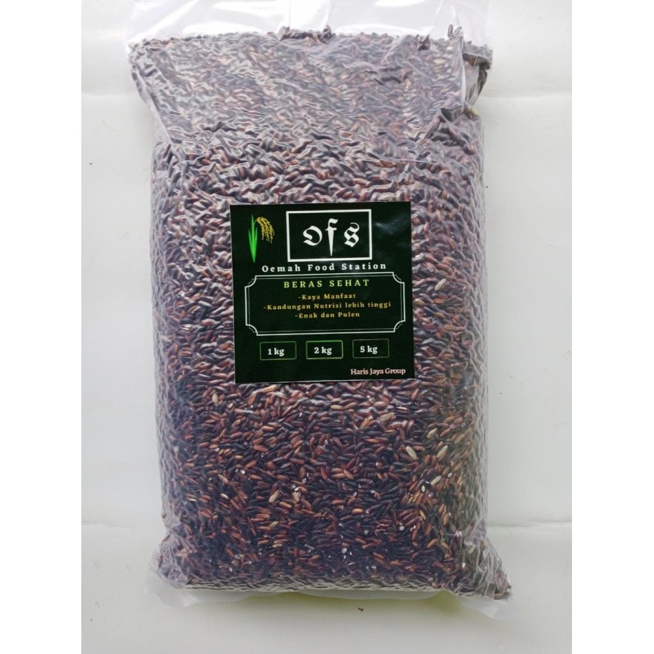 

Beras Diet Beras Hitam/Beras Diabets 2kg Organik