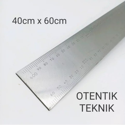

PENGGARIS SIKU BESI 40 CM X 60 CM - 16 X 24 INCH CHROME PLATED ANGLE RULER SF6