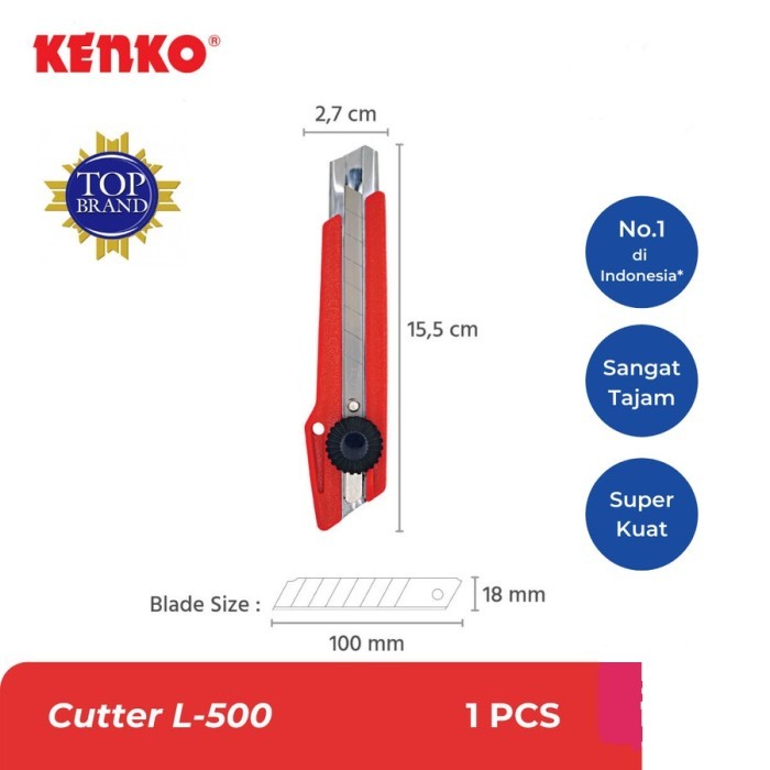 

Cutter Kenko L-500 / Cutter Besar