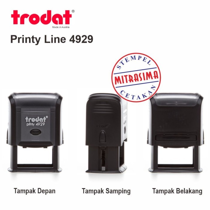 

Stempel Trodat 4929 Model Persegi - Bodinya saja