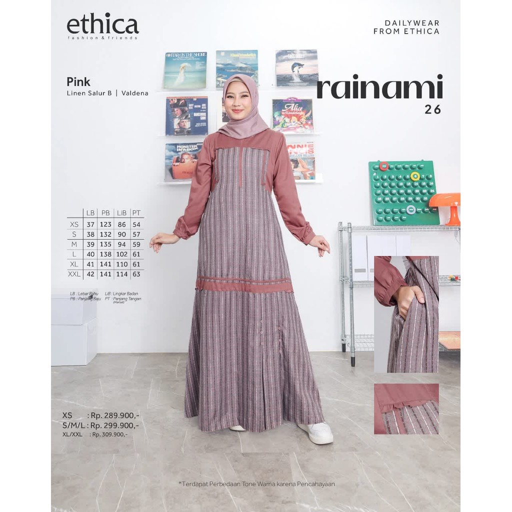 ETHICA GAMIS DEWASA  RAINAMI 26 PINK