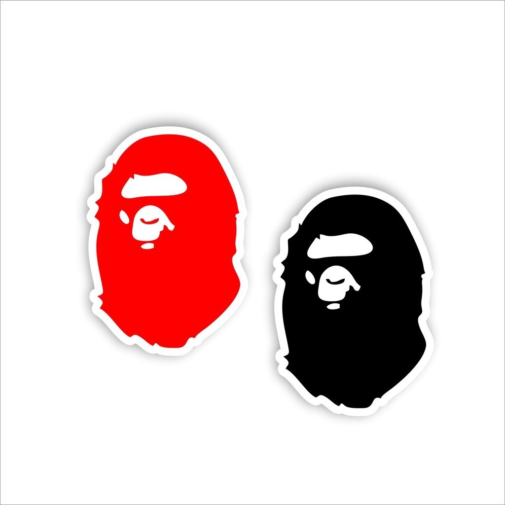 

Stiker Sticker Distro Brand Case Phone Bape red Black Skate Surf Band Aesthetic Grosir Murah Pop Art Clothing Basic Daily Tumblr Laptop Motor Helm HP Casing Striping Tempel Label Merk Dinding Graftac Vinyl High Quality decal