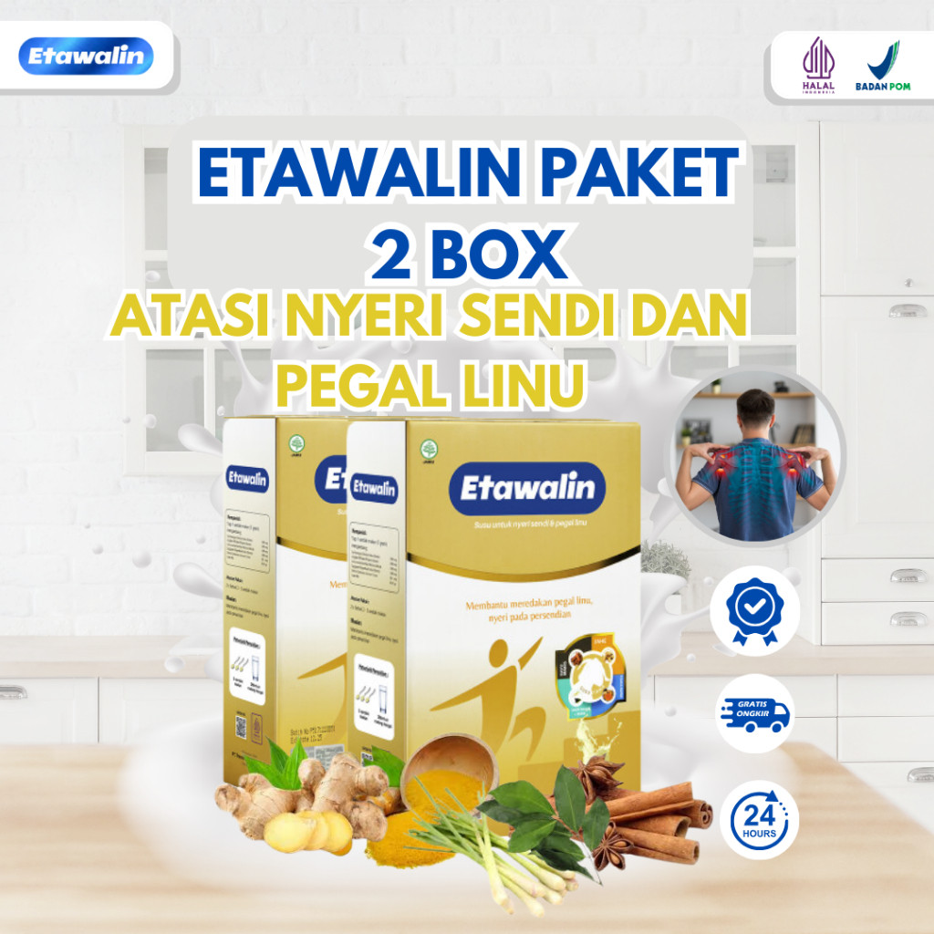 

Etawalin Original Asli Paket 2 box Atasi nyeri sendi dan Pegal linu