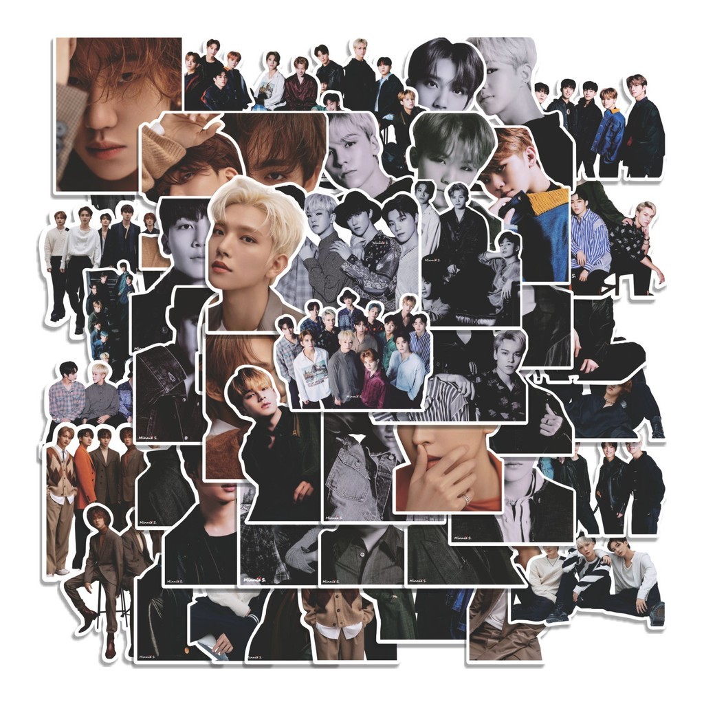 

COD 50 Pcs Stiker KPOP SEVENTEEN KOREAN BOYBAND PACK Lucu Anti Air Untuk Dekorasi Notebook Sepeda Skateboard Handphone