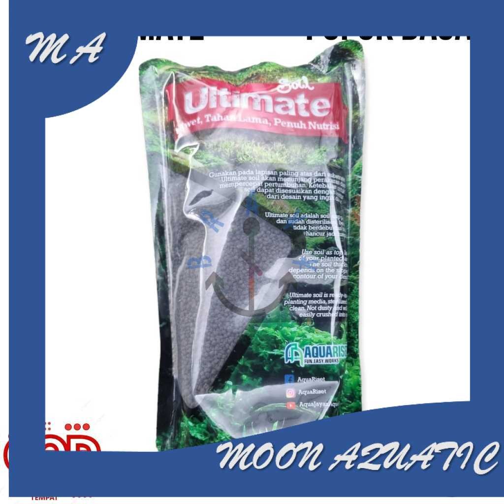 Pupuk Tanaman Aquarium Aquascape Soil ultimate 1 kg Aqua Riset