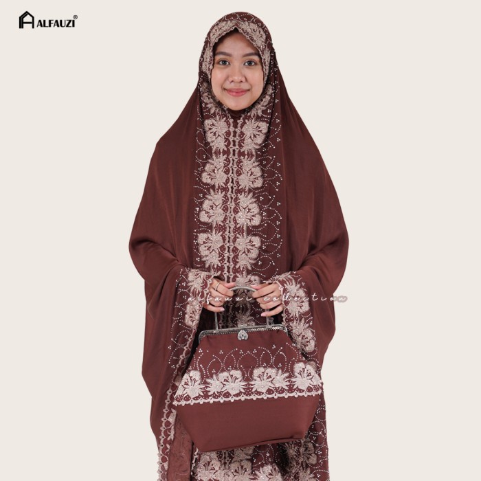 ALFAUZI - Mukena Tas Behel / Mukena Mewah Kado Seserahan