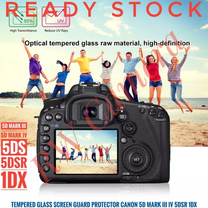 Tempered Glass Canon 5D Mark III IV 5D3 1DX Anti Gores Screen Guard