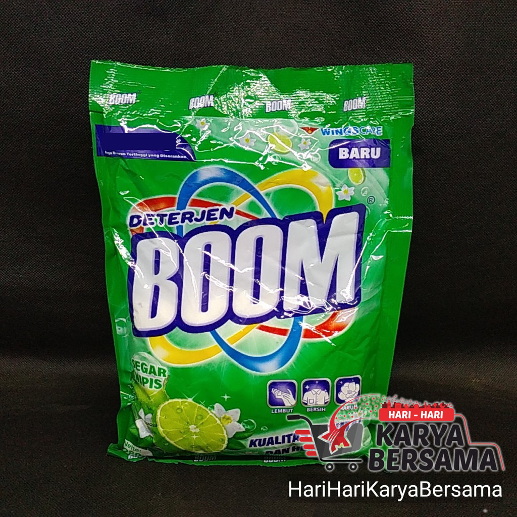 DETERJEN BUBUK BOOM DETERJEN BUBUK JERUK NIPIS 280GR