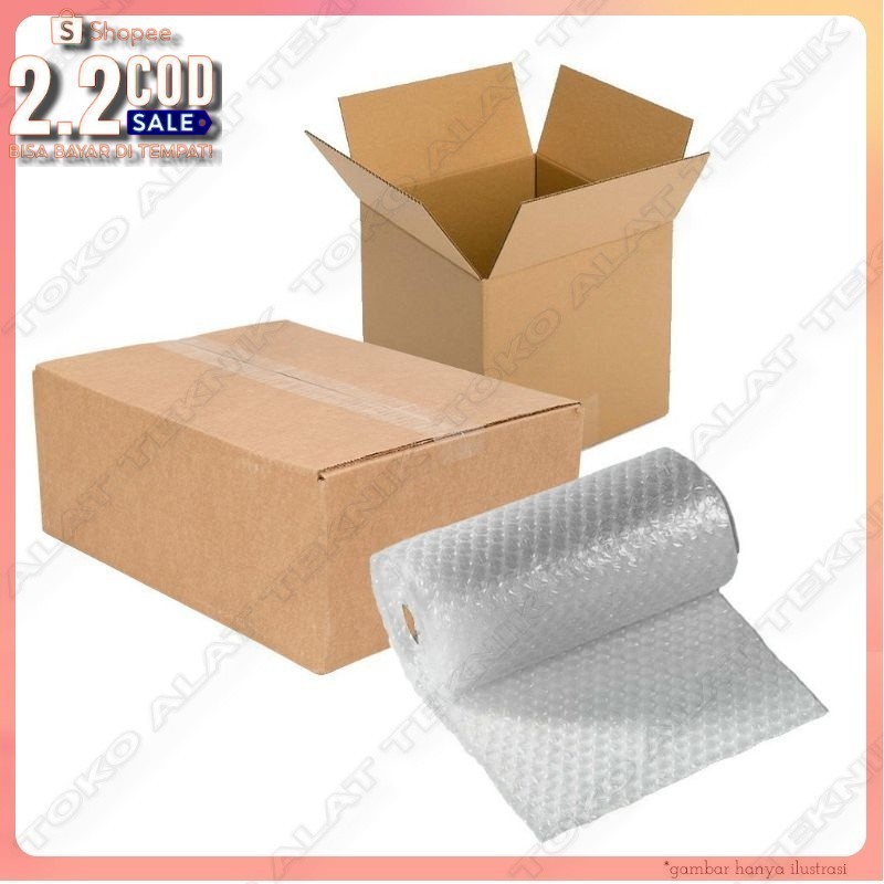 

[ Baru.!! ] Packing Tambahan Kardus / Bubble Wrap