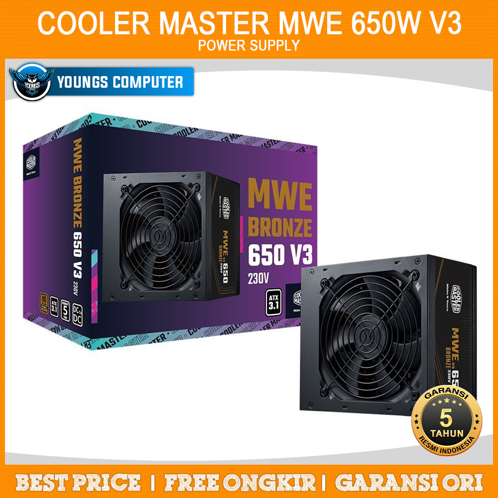 Cooler Master MWE 650 V2 Power Supply 650W ATX