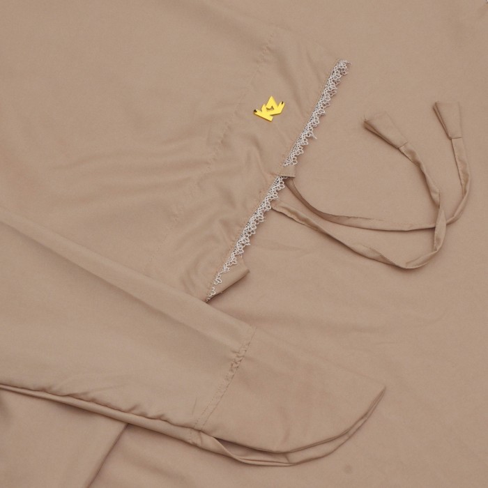 Mukena Berlengan Nazifa Series Dewasa Renda Muslim Kain Katun Mikro - Coksu /Terbaru