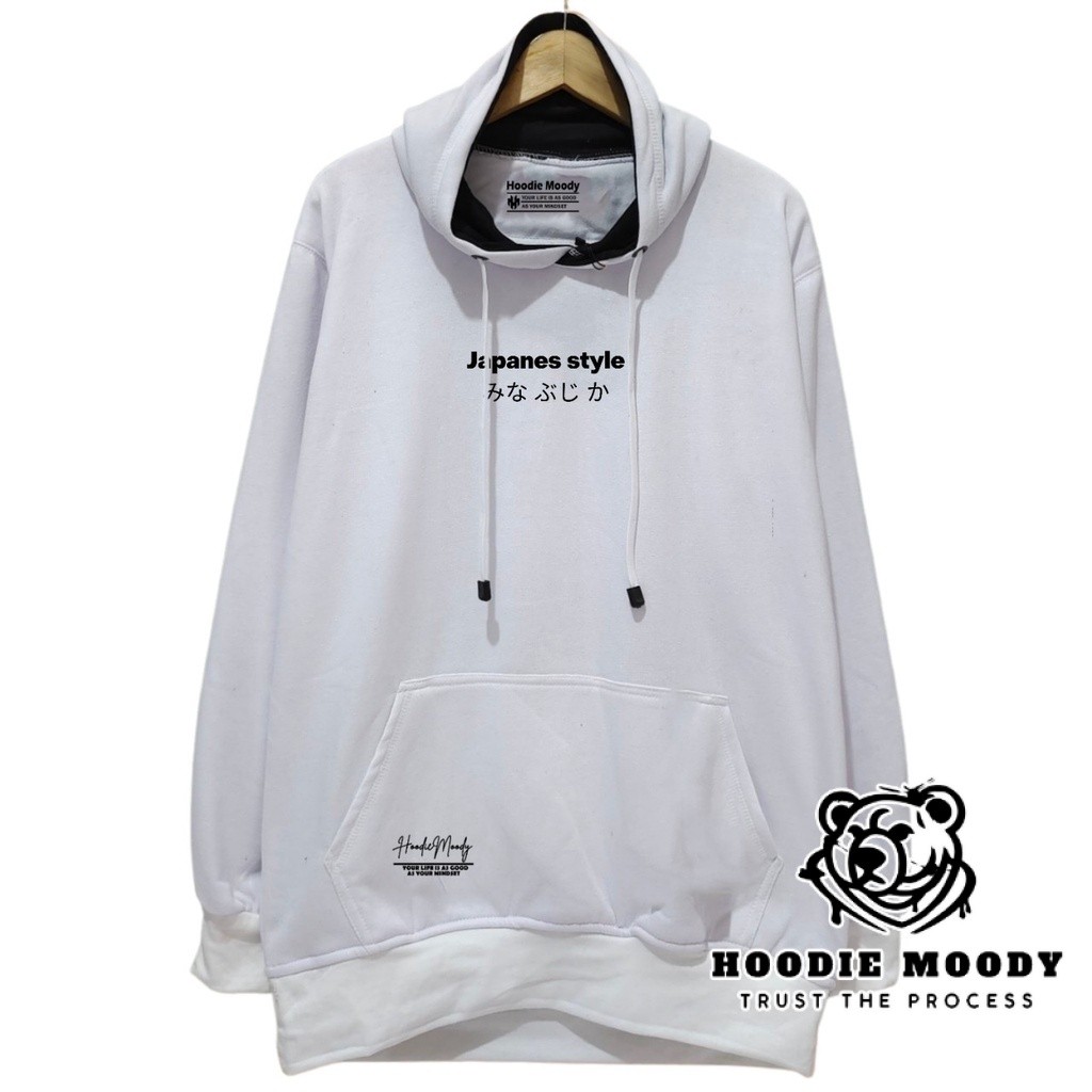 hoodiemoody sweater pria distro hoodie laki laki putih japanes sweater hoodie cowok suiter pria dist