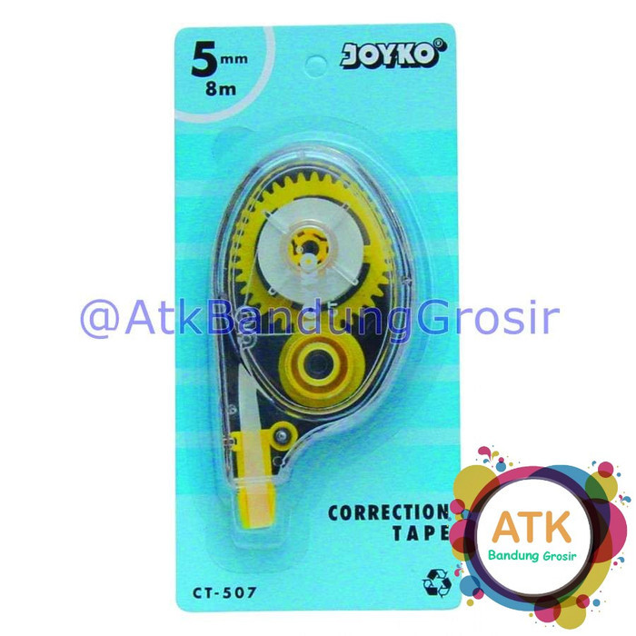 

Tip Ex Kertas / Correction Tape Joyko CT-507 5mm x 8M Pita Penghapus
