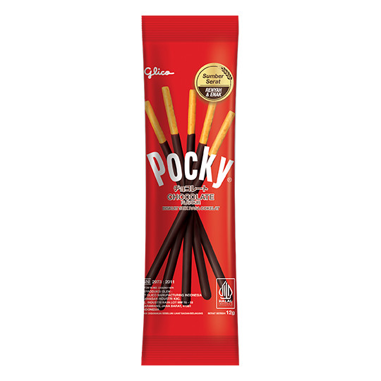 

GLICO POCKY SINGLE SACHET 12 GRAM COKLAT STRAWBERRY CHOCOLATE MAKANAN RINGAN CEMILAN ANAK GROSIR MURAH KILOAN 22GR GR BISKUIT KUE WAFER DOMIKA MART