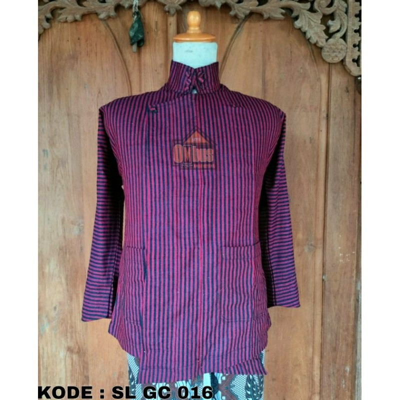 Surjan Lurik|| Kode: SL GC || Busana Ja|| Java Ombus|| Lurik