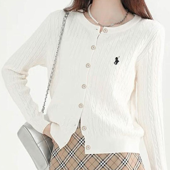 FAFA POLO Cardigan Sweater Wanita - Jaket Cardigan - Rajut Wanita
