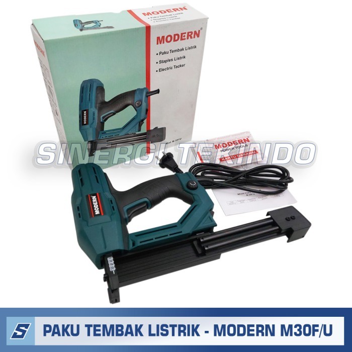 

Mesin Paku Tembak Listrik Staples - MODERN M30F Nailer Stapler M 30 FU