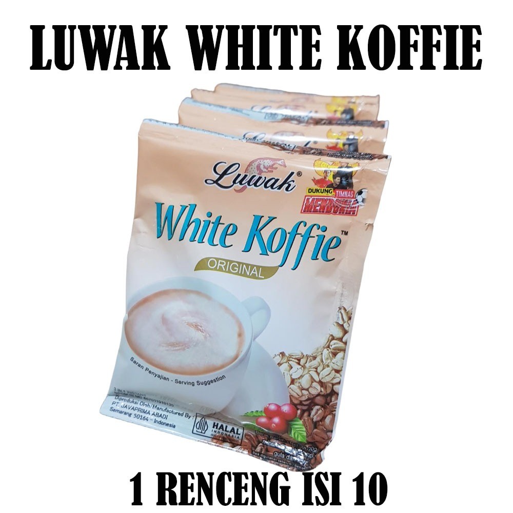

LUWAK WHITE KOFFIE RENCENG ISI 10