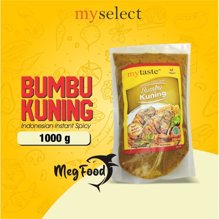 

Bumbu Ungkep Kuning Mytaste | Bumbu Ayam Ungkep Kuning 1 Kg