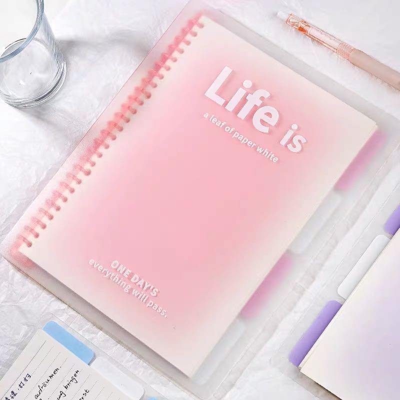 SURABAYA Winzige pink Binder B5 A5  Notebook buku diary aesthetic  Buku Tulis Sekolah Buku Catatan L