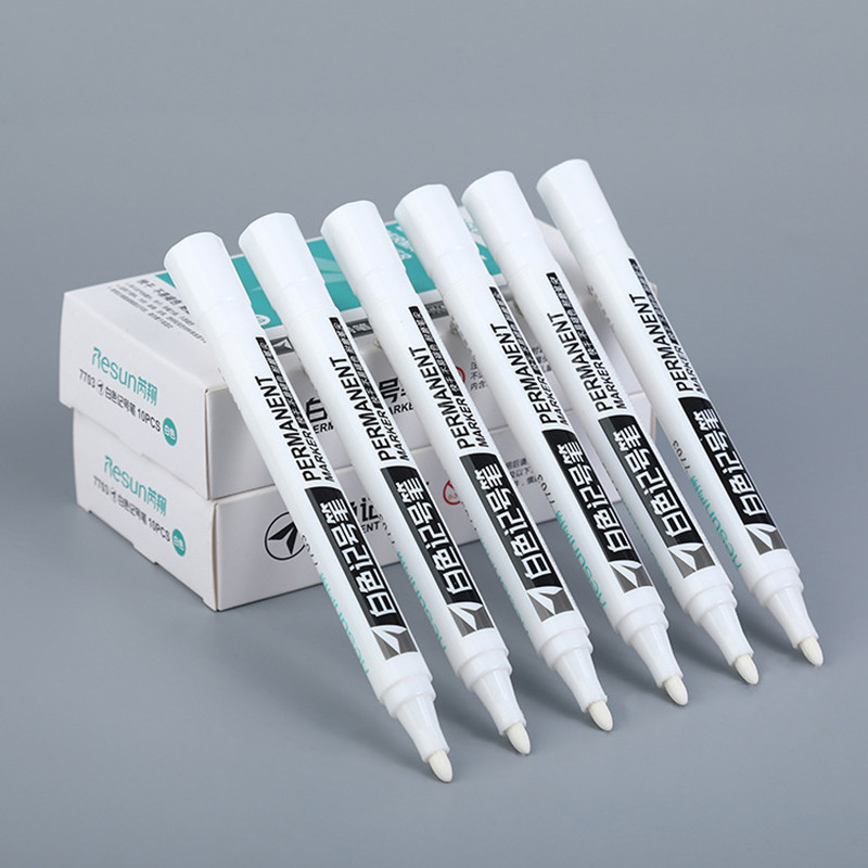 

2/1pcs Waterproof Marker Pen Permanent Paint Tread Environmental Car Tire Painting Graffti Shoe Signature Wood Rubber