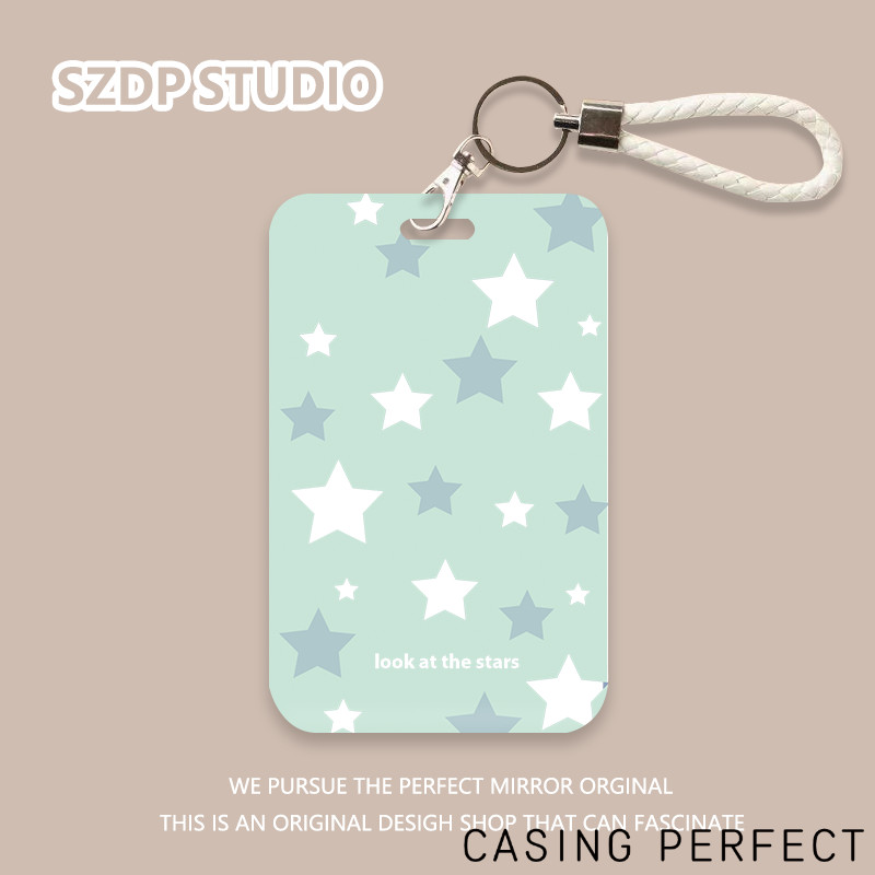 

ID CARD HOLDER, Bintang yang bersinar dengan latar belakang hijau, cocok untuk kantor/sekolah, tempat kartu pelajar/tempat kartu transportasi, tempat