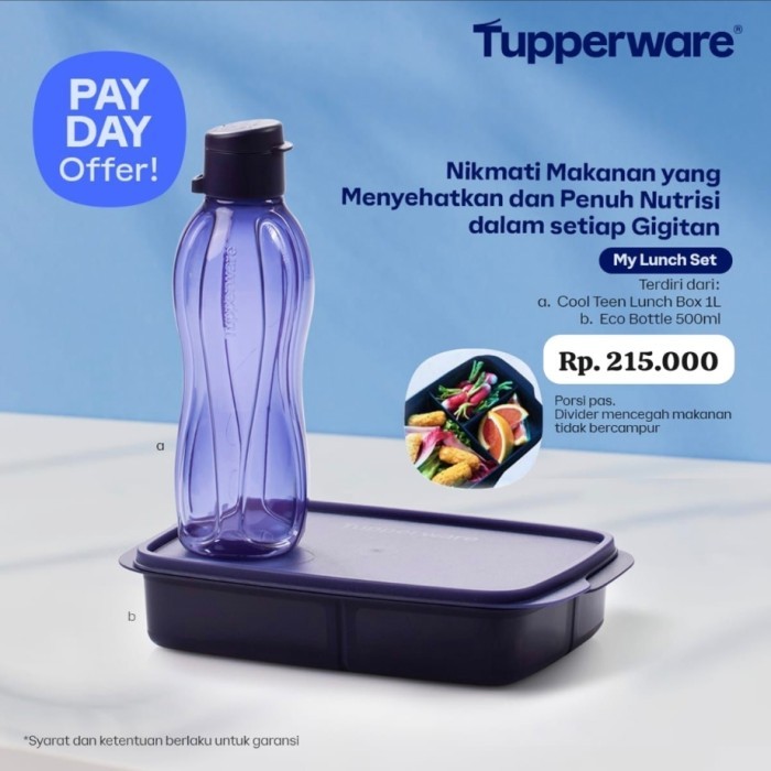 my lunch set bekal tupperware malaysia