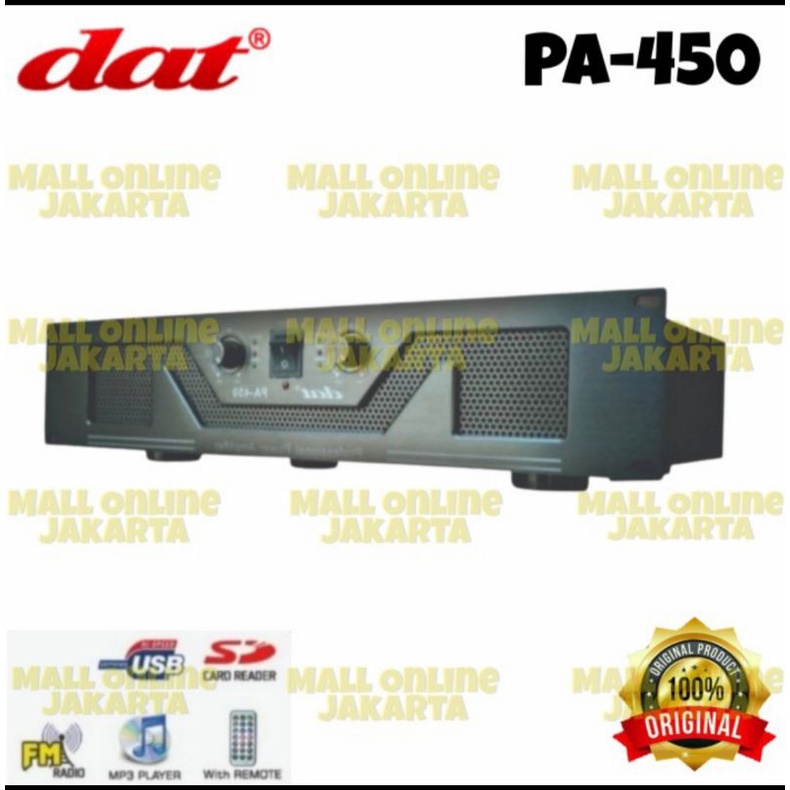 Power Amplifier dat pa450 Original pa 450 audio ampli