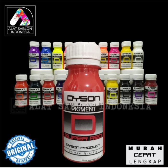 

BIANG WARNA SABLON MERAH CABE PIGMEN SUPER RED DYSON