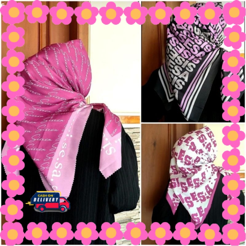 HIJAB WANITA MUDA CASUAL Pashmina Girly Syar i JUMBO / TERLARIS VOAL MOTIF Ala Sisesa El Es / Segiem