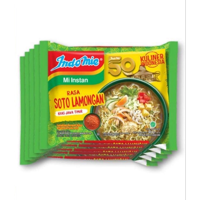 

INDOMIE SOTO LAMONGAN 5 PCS Bundle Mie Instant Noodle Hemat