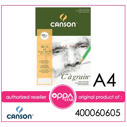 

[Terbaru] Canson C A Grain A4 30 125 Kertas Drawing Watercolor 400060605