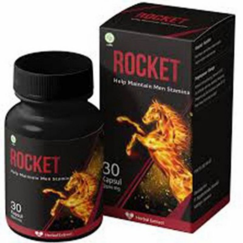 ( Terlaris ) ROCKET Obat Herbal Kuat Stamina Pria Tahan Lama Asli Original BPOM