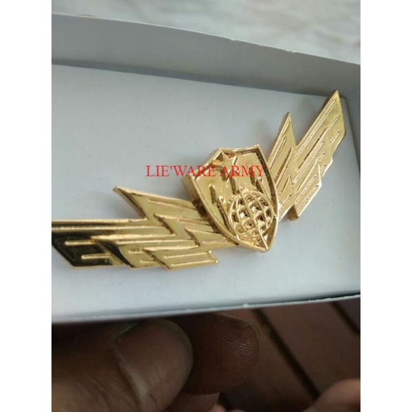 Brevet Pin Wing Siber Perhubungan Tni Ad