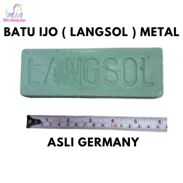 LANGSOL BATU HIJAU IJO POLES KILAT COMPOUNDPOLES BESI STAINLES MAJ Batu Hijau Batu Ijo Batu Poles LA