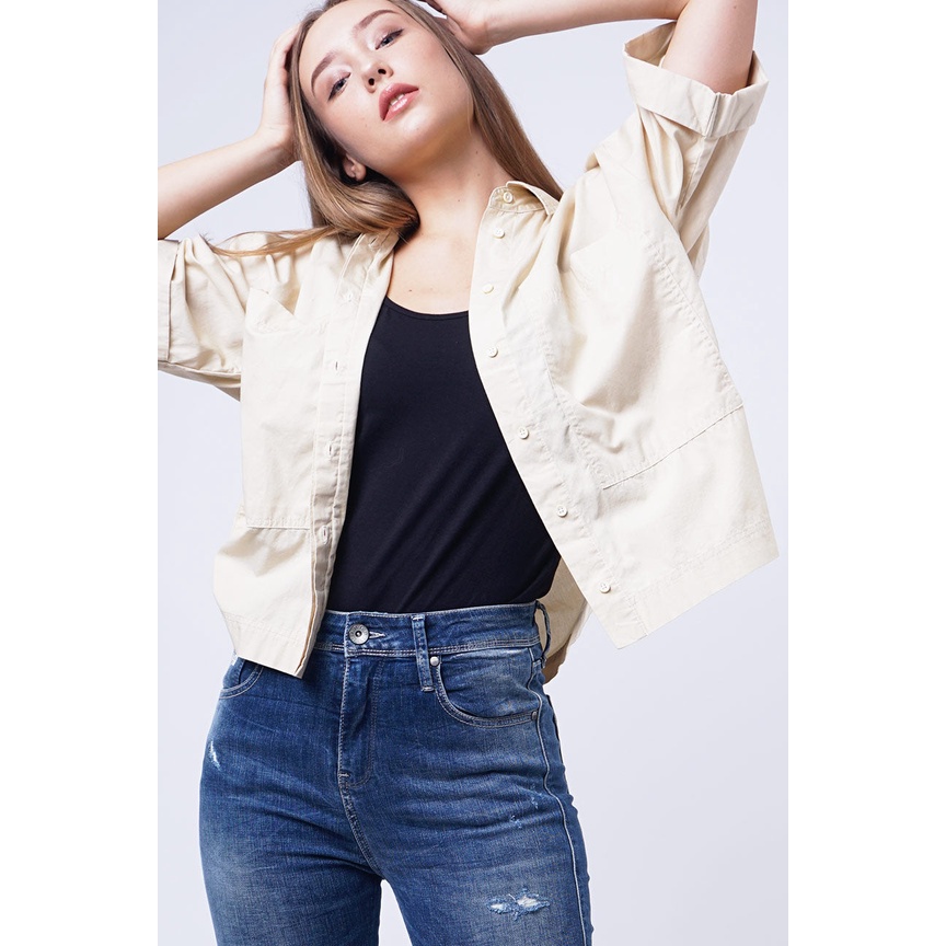 Logo Jeans - Kemeja Wanita Naura 22848L5CM