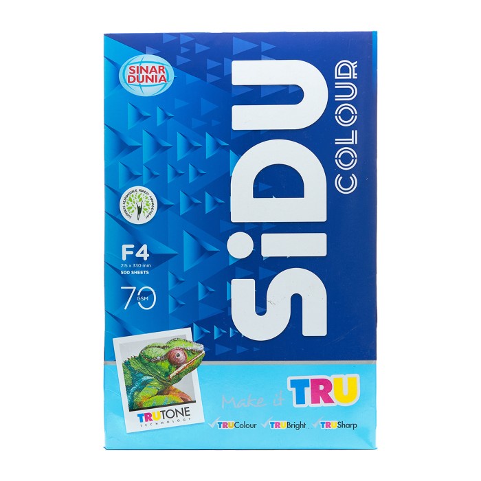

Sinar Dunia Kertas Biru F4 70gsm