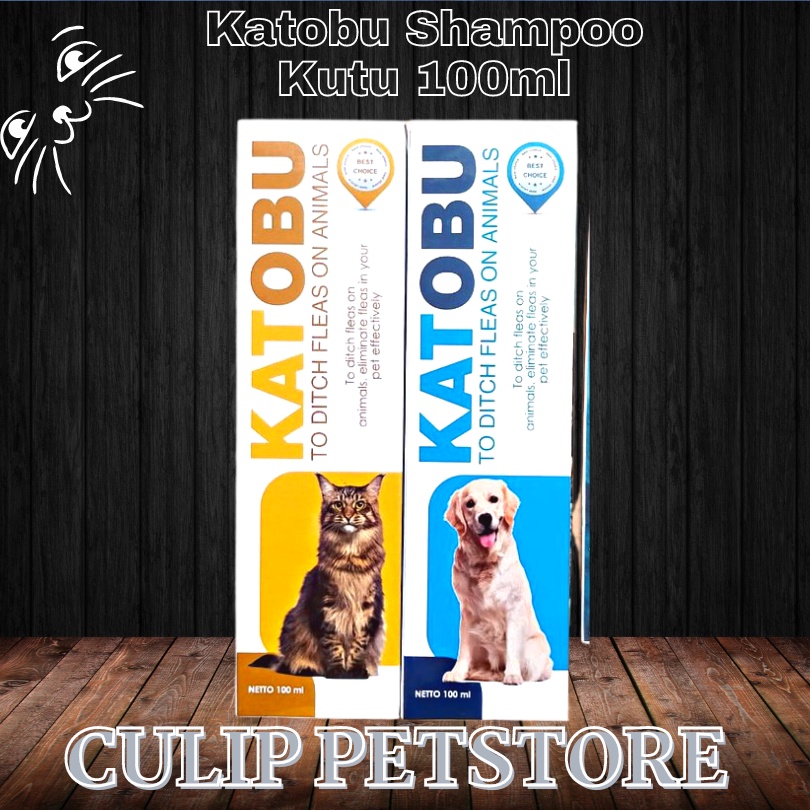 Katobu shampoo Kutu Kucing Anjing / Obat Kutu kucing Anjing 100ml