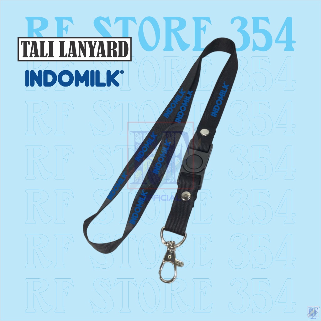 

TALI LANYARD INDOMILK LOGO - TALI ID CARD GANTUNGAN KUNCI GANTUNGAN FLASHDISK GANTUNGAN NAMETAG TALI LANYARD BEST SELLER COD