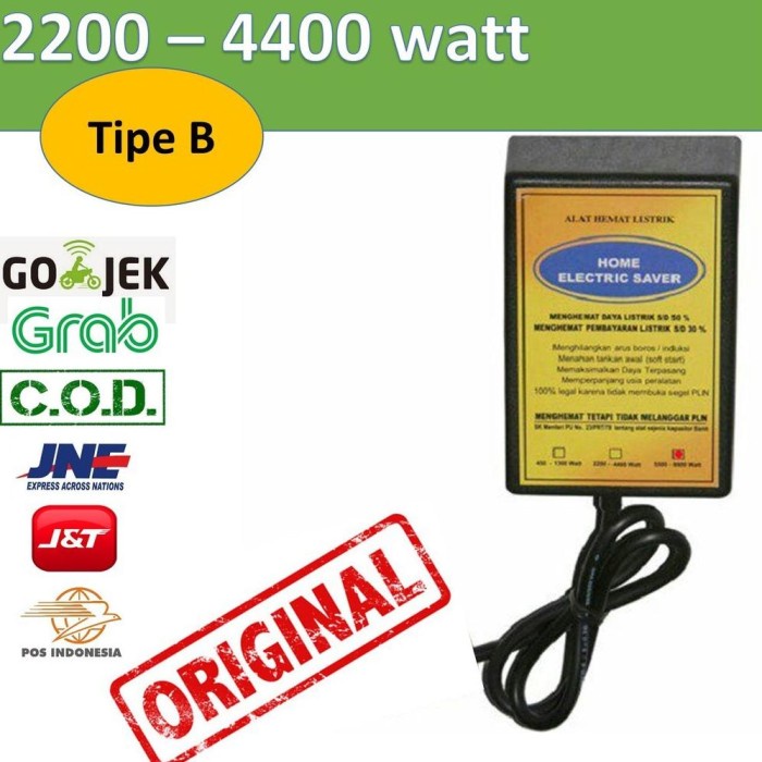 Alat penghemat listrik/Penghemat listrik/Penghemat listrik - B (2200-4400)