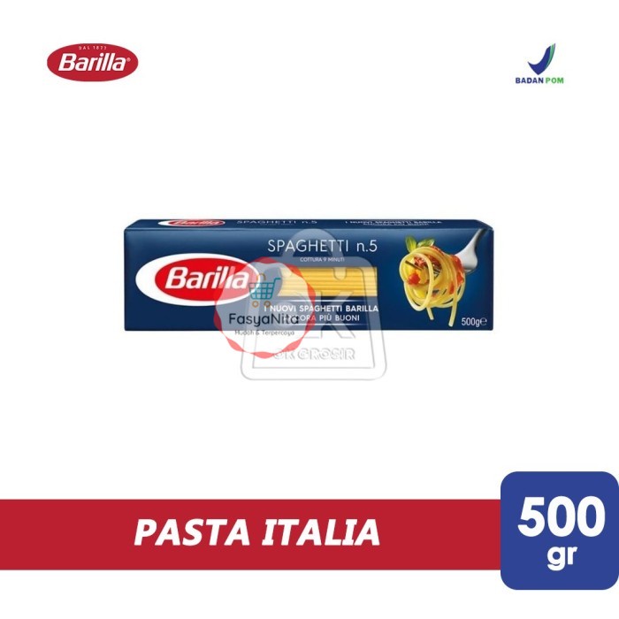 

Pasta Spaghetti Barilla N 5 / Pasta Italia (500 gr) - FasyAnita Mart Denpasar