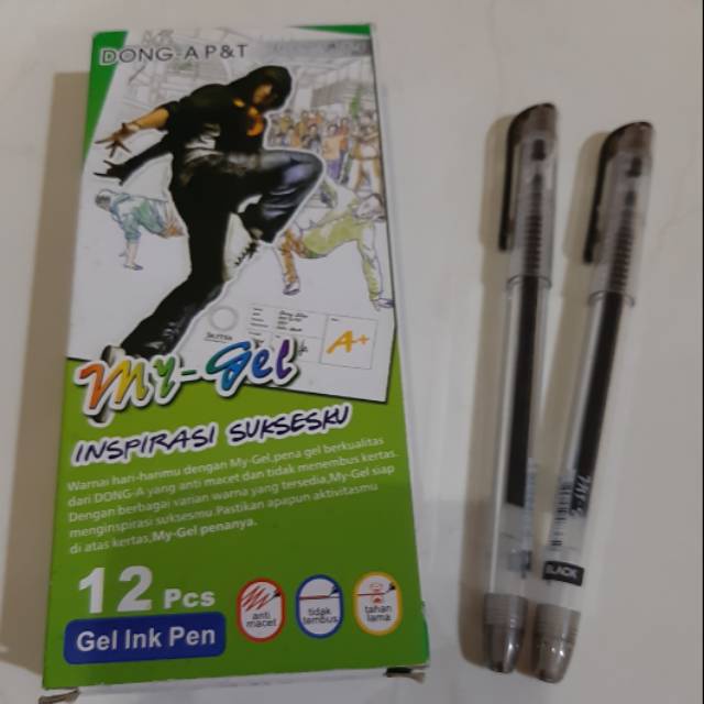 

Pulpen My Gel 0.5mm HITAM MERAH BIRU (12pc)