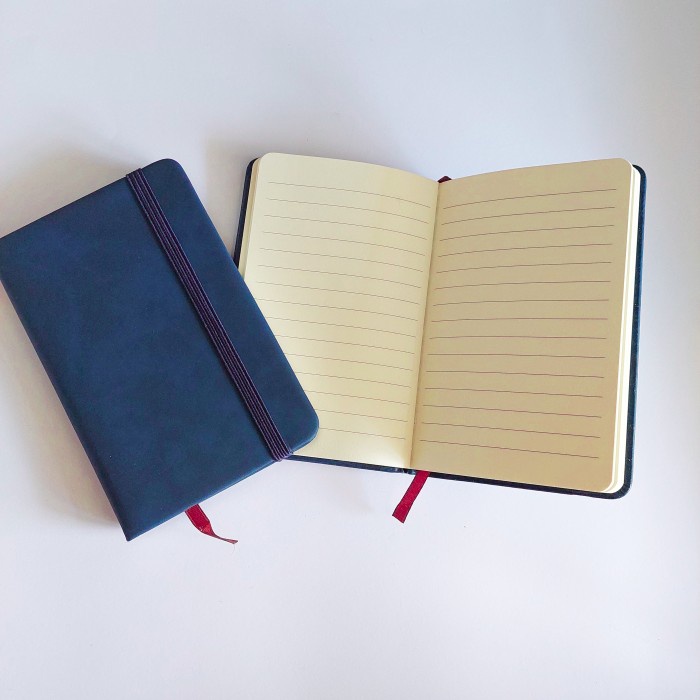 

Notebook Buku Tulis A6 HardCover Tebal | Buku Diary | Buku Catatan - Biru Muda