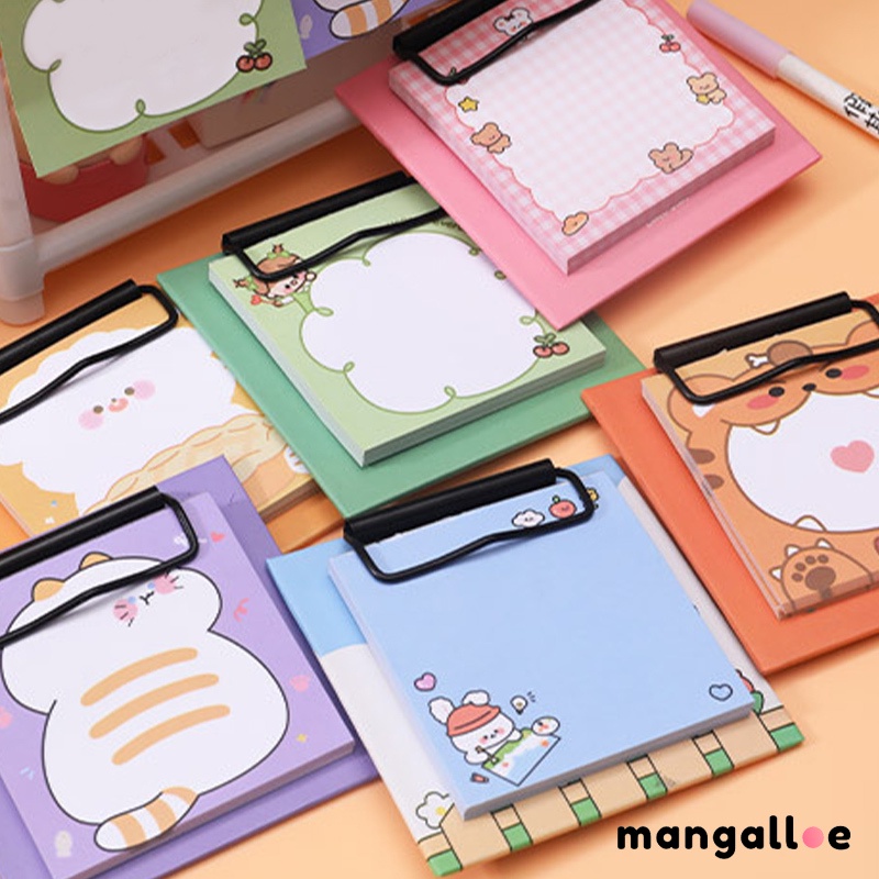 

note book buku catatan klip papan kreatif - MG