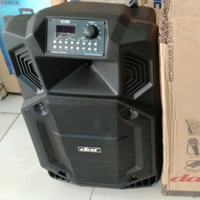 Speaker bluetooth dat 1505 with Trolley 15 inch