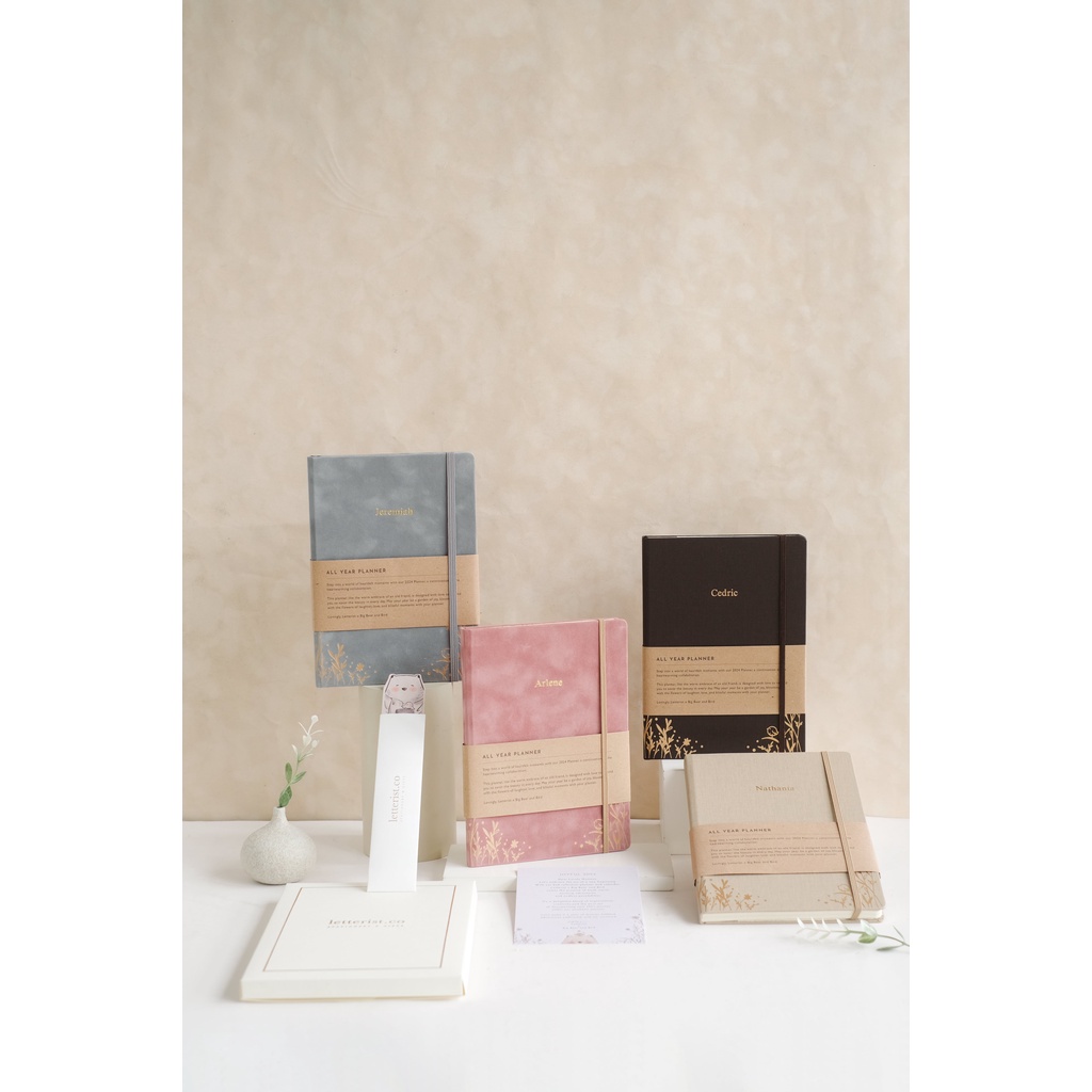

Joyful All Year Planner / Letterist x Big Bear and Bird / Journal / Custom Corporate / Weekly Agenda / Diary / Organizer