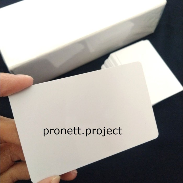 

Best Seller-Promo Blank PVC inkjet ID Card Kosong Tebal harga per kotak (isi 230)