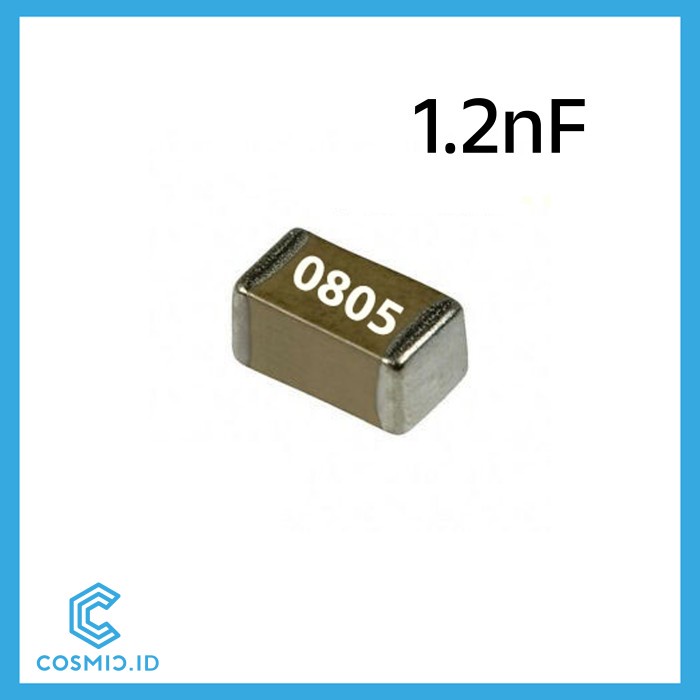 Capacitor 1.2nF 1.2 nF 0805 Kapasitor nanoFarad SMD