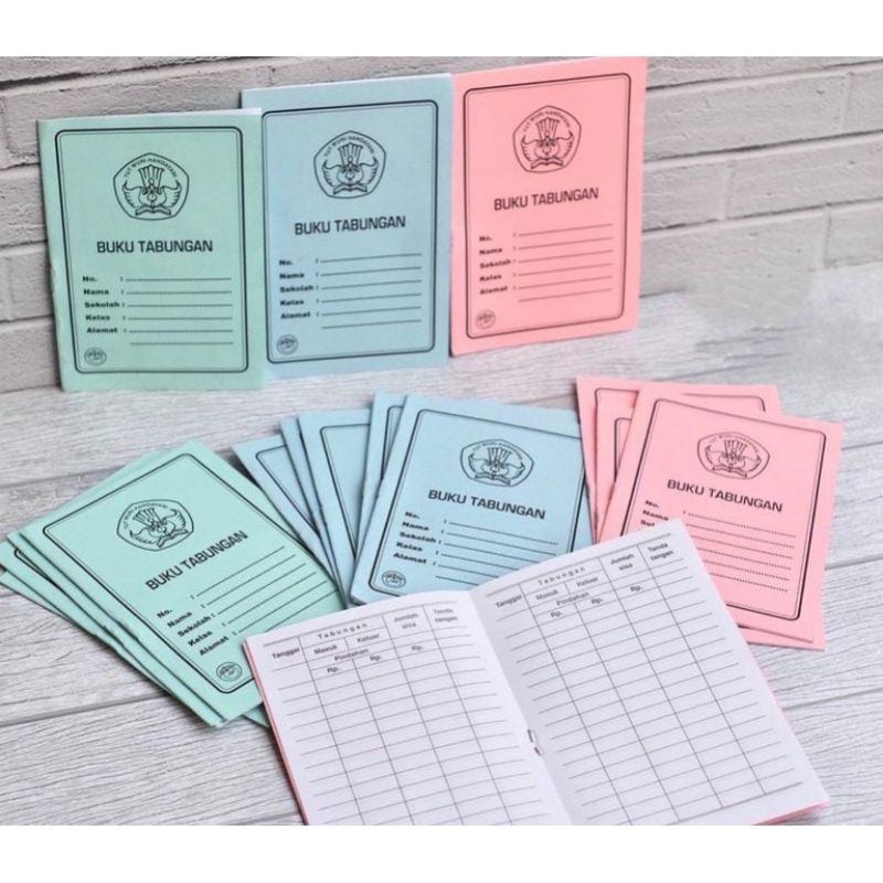 

Buku Tabungan Sekolah ( 1pak/50buku )