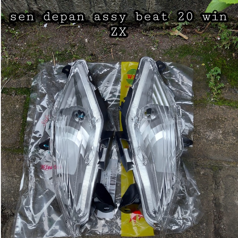 SEN DEPAN ASSY BEAT 20 WIN// LAMPU SEN DEPAN KOMPLIT BEAT 2020 MEREK WIN